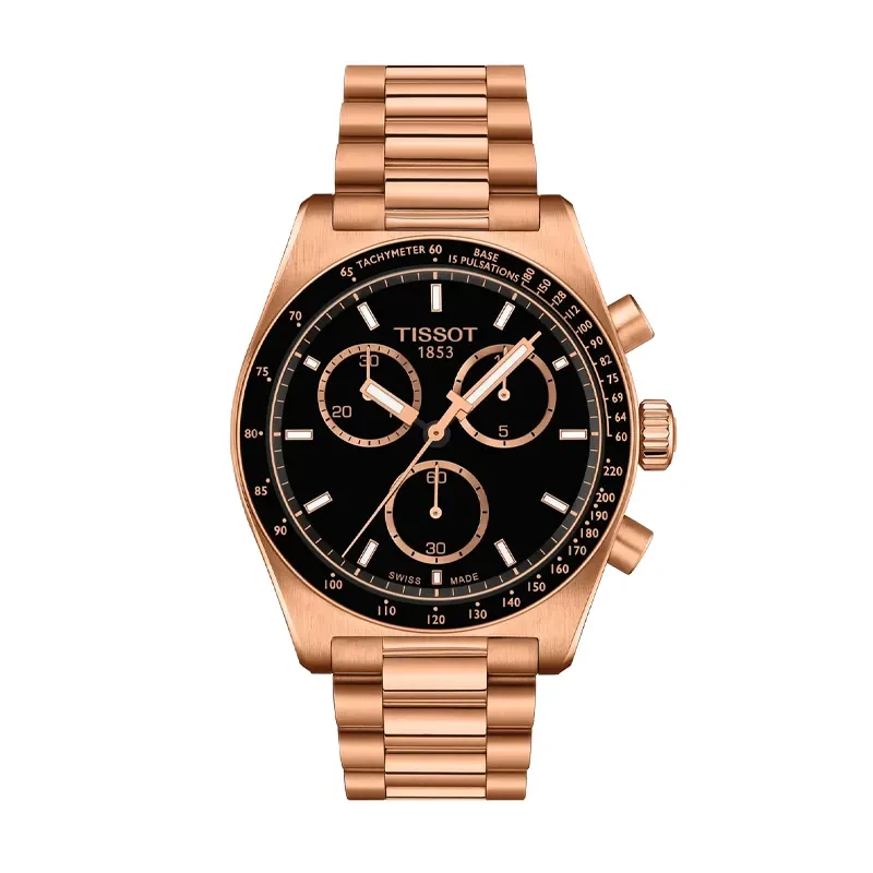Tissot PR516 Chronograph Black Dial Men's Watch- T149.417.33.051.00